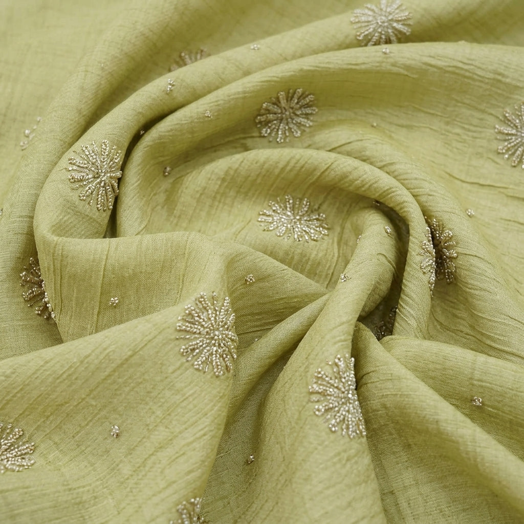 Embroidery Tissue Fabric - EC17147 - Swirl