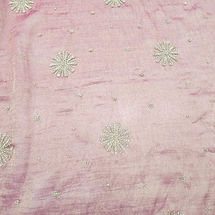Embroidery Tissue Fabric - EC17148 - Flat fabric