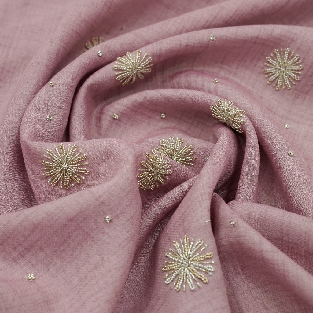Embroidery Tissue Fabric - EC17148 - Swirl