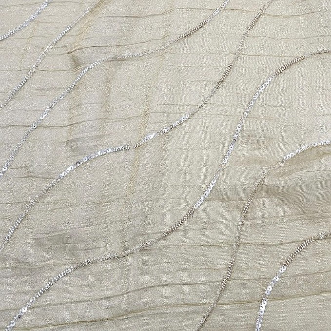 Embroidery Tissue Fabric - EC17152r - Flat fabric