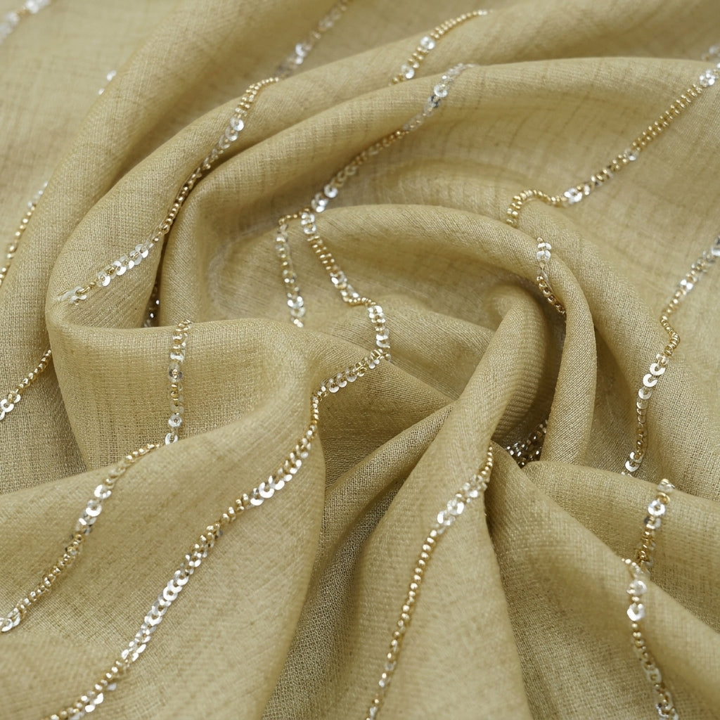 Embroidery Tissue Fabric - EC17152r - Swirl