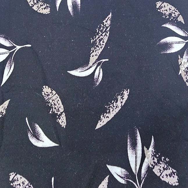 Leaf Rayon Fabric - EC17186 - Flat fabric