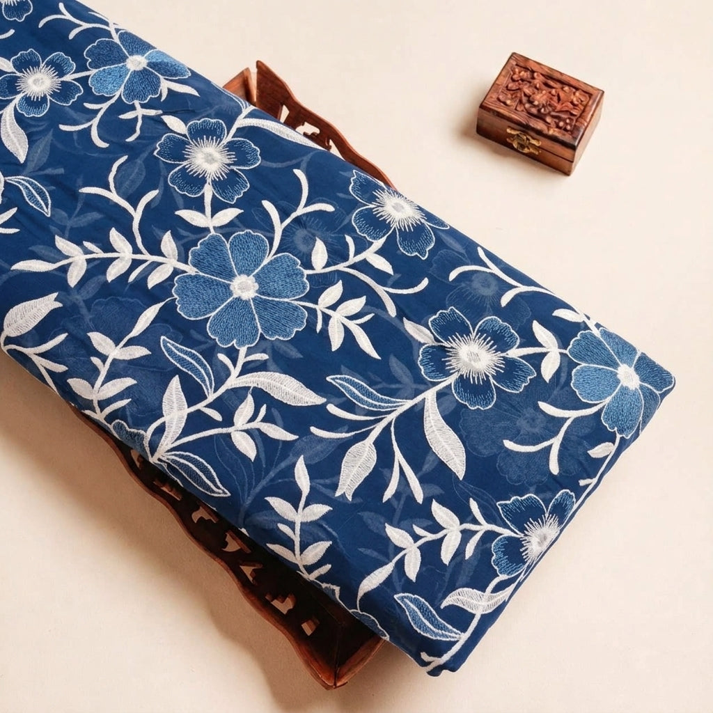 Embroidery Cotton Fabric - EC17228 - tray_3