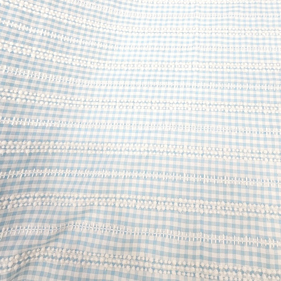Embroidery Cotton Fabric - EC17232 - Flat fabric