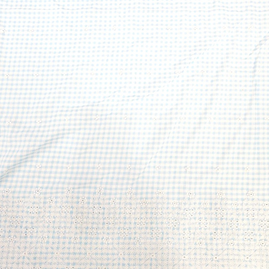 Embroidery Cotton Fabric - EC17235 - Flat fabric