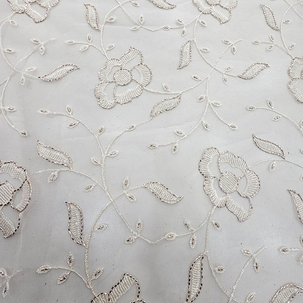 Embroidery Net Fabric - EC17247 - Flat fabric