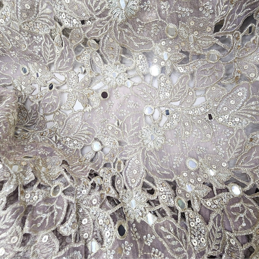 Embroidery Tissue Fabric - EC17252 - Flat fabric