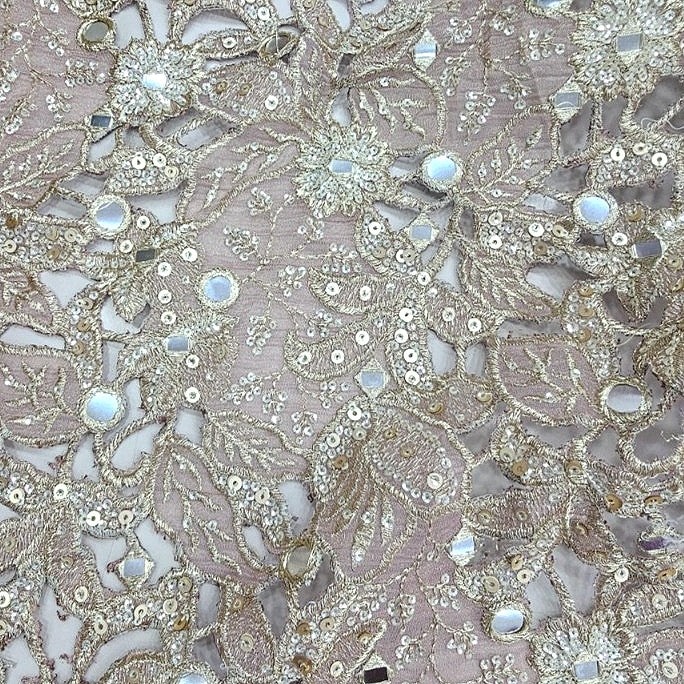 Embroidery Tissue Fabric - EC17253 - Flat fabric