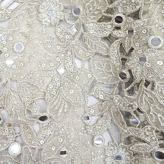 Embroidery Tissue Fabric - EC17255 - Flat fabric