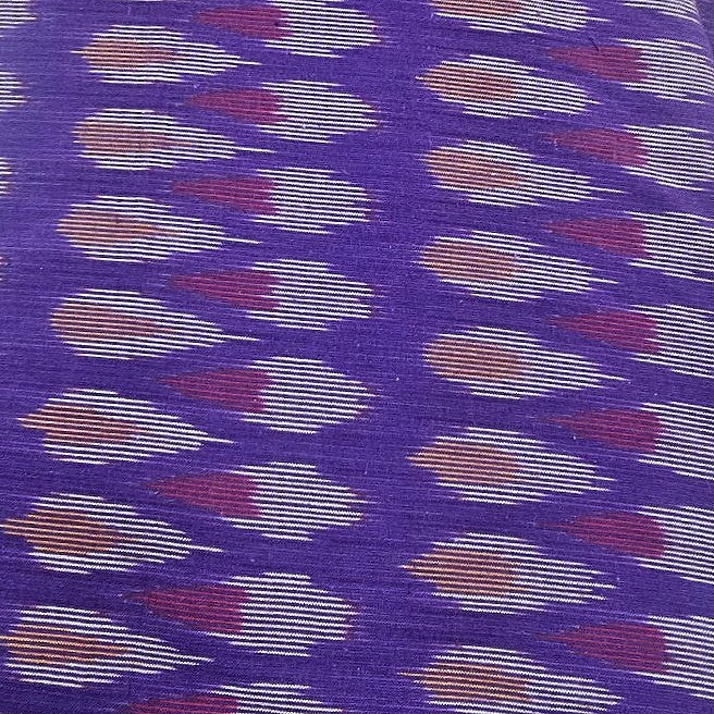 Ikat Cotton Fabric - EC17257 - Flat fabric