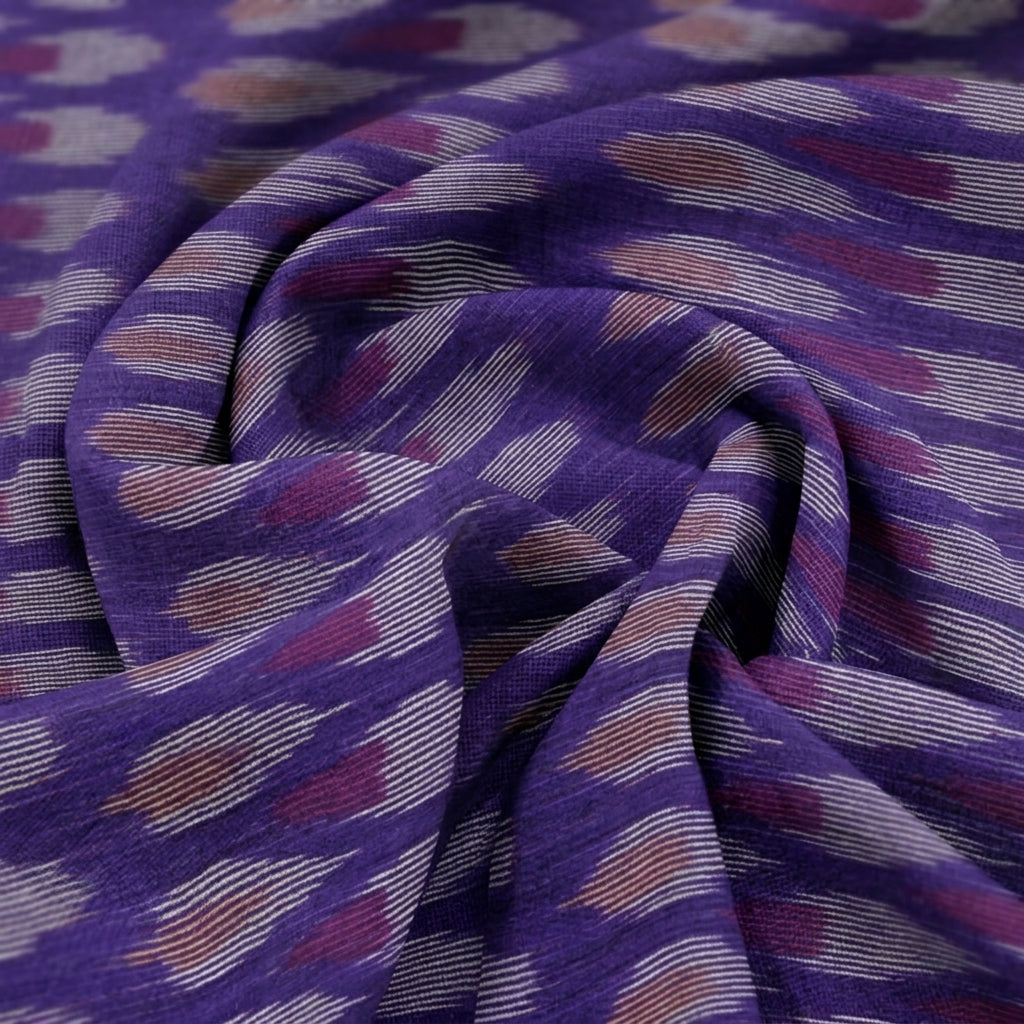 Ikat Cotton Fabric - EC17257 - Swirl
