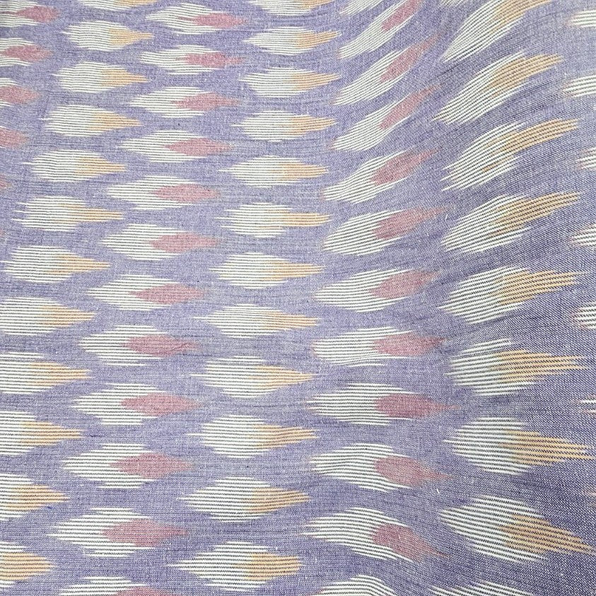 Ikat Cotton Fabric - EC17260 - Flat fabric