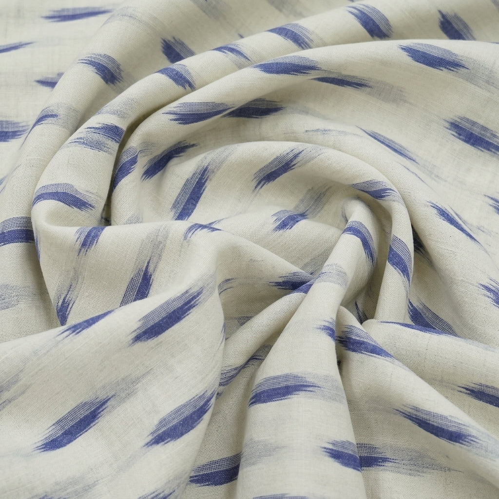 Ikat Cotton Fabric - EC17268 - Swirl