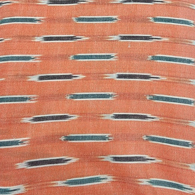 Ikat Cotton Fabric - EC17270 - Flat fabric