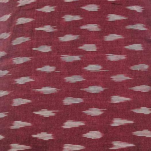 Ikat Cotton Fabric - EC17273 - Flat fabric
