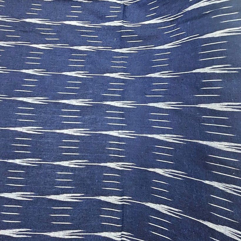 Ikat Cotton Fabric - EC17274 - Flat fabric