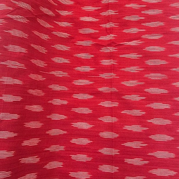 Ikat Cotton Fabric - EC17275 - Flat fabric