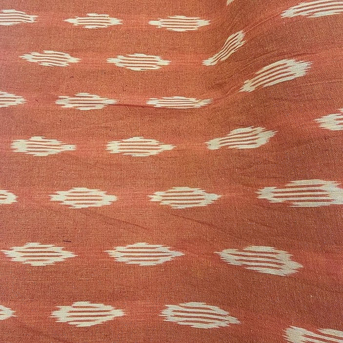Ikat Cotton Fabric - EC17276 - Flat fabric