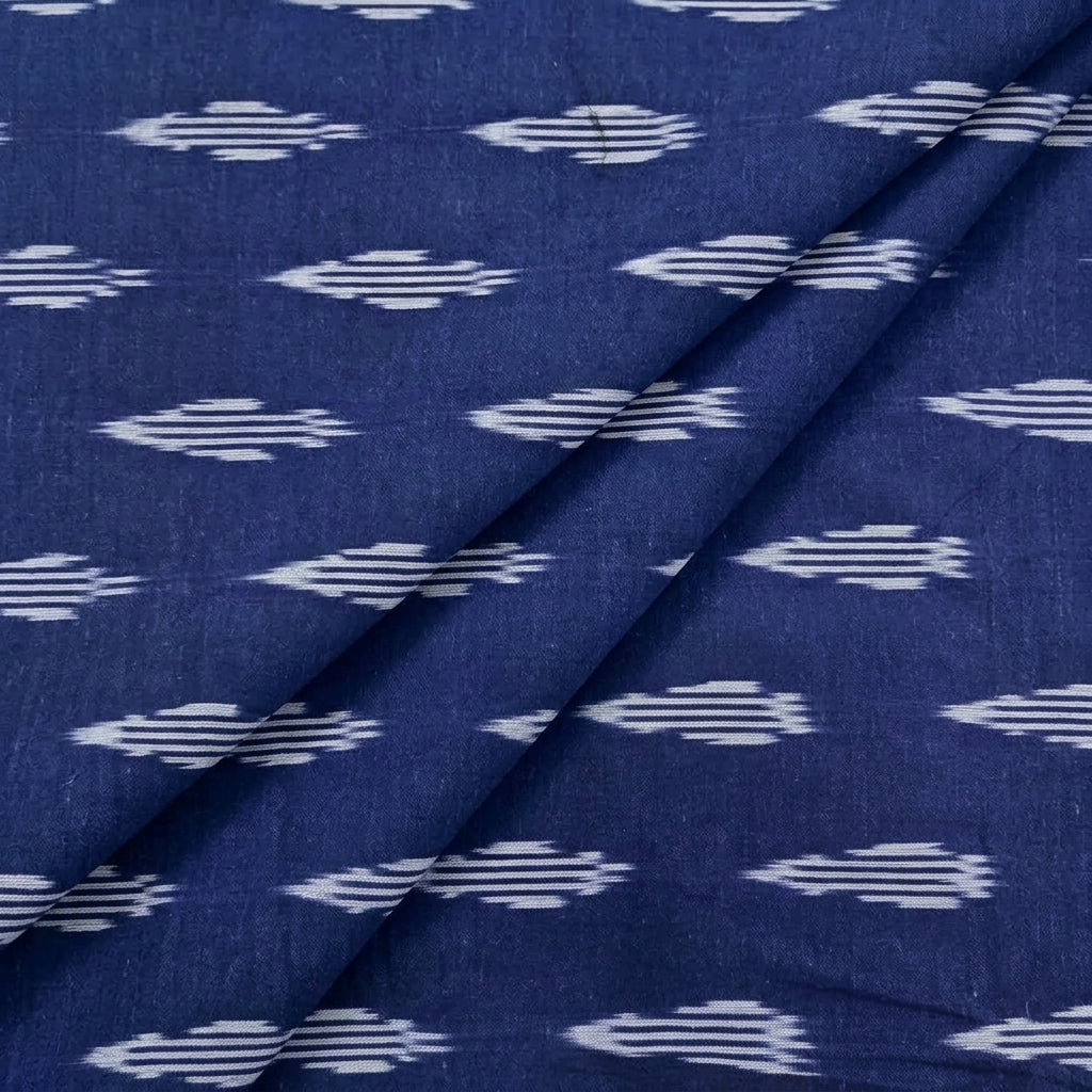 Ikat Cotton Fabric - EC17278 - folds