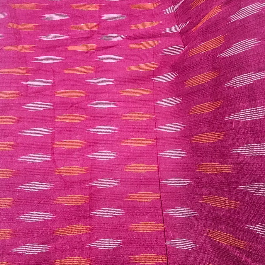 Pink Ikat Cotton Fabric - EC17279 - EC17279 - Flat fabric