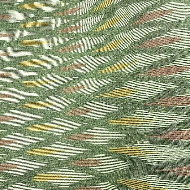 Ikat Cotton Fabric - EC17280 - Flat fabric