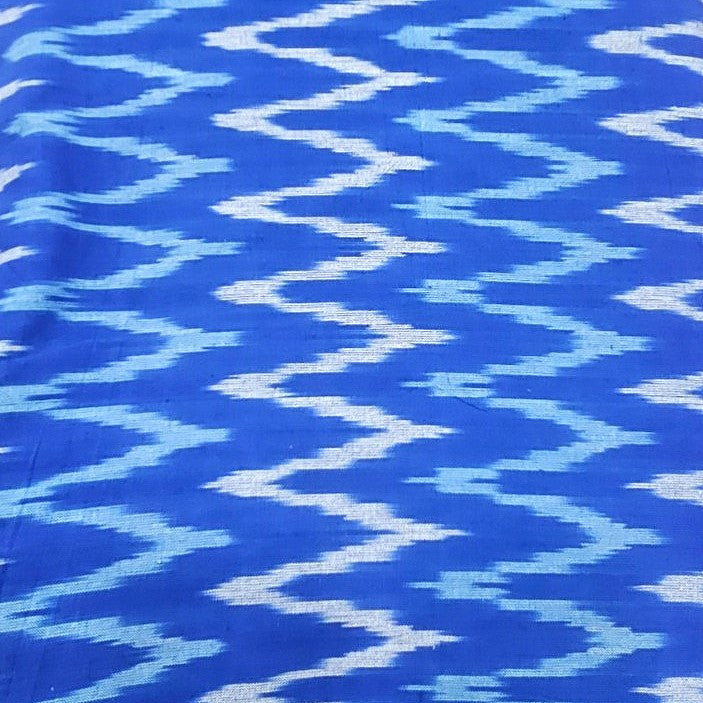 Ikat Cotton Fabric - EC17284 - Flat fabric