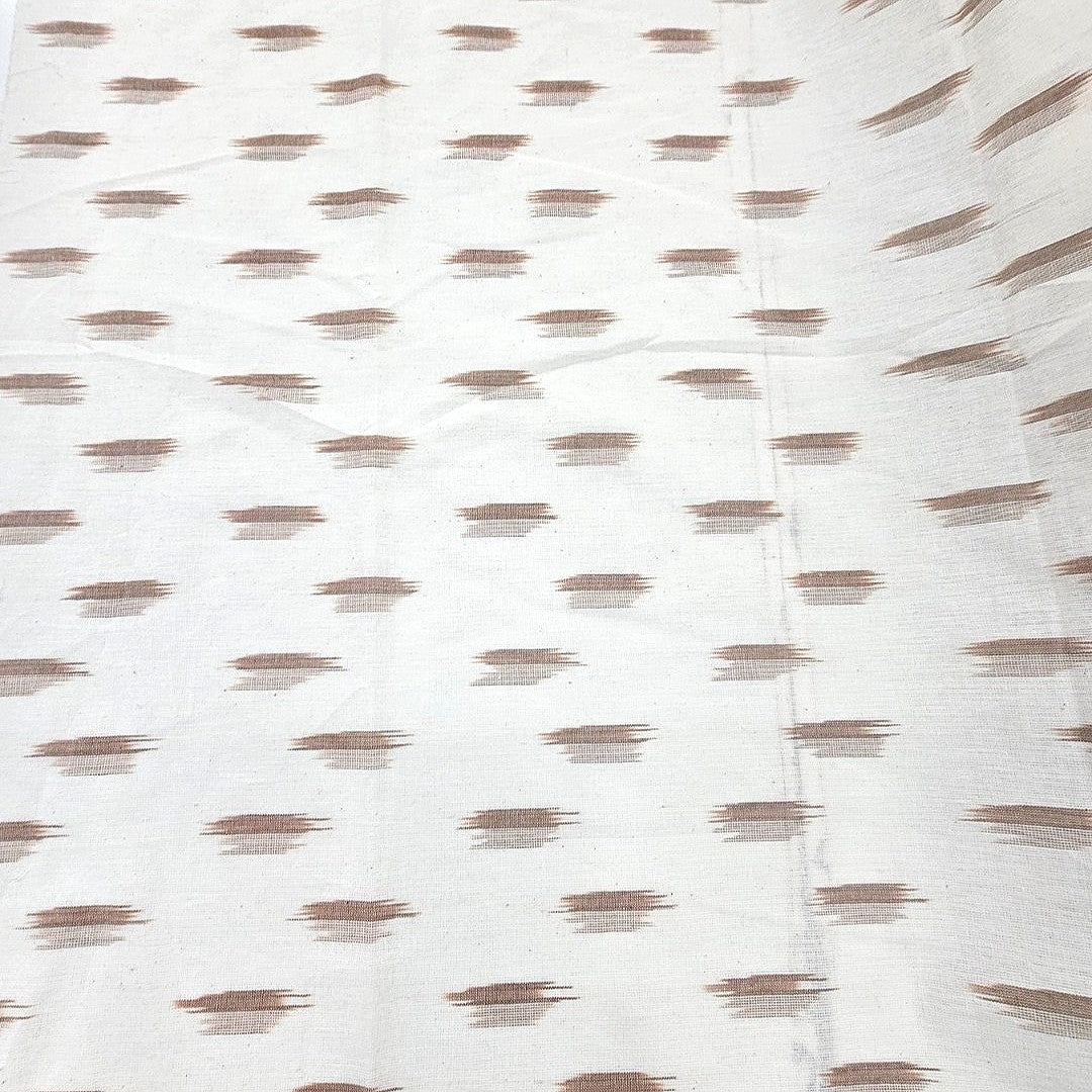 Ikat Cotton Fabric - EC17285 - Flat fabric