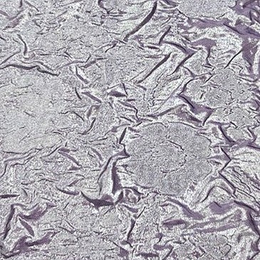 Embossed Foil Floral Crepe Fabric - EC17293 - Flat fabric