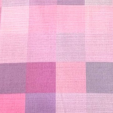 Checked Raw Silk Fabric - EC17331 - Flat fabric