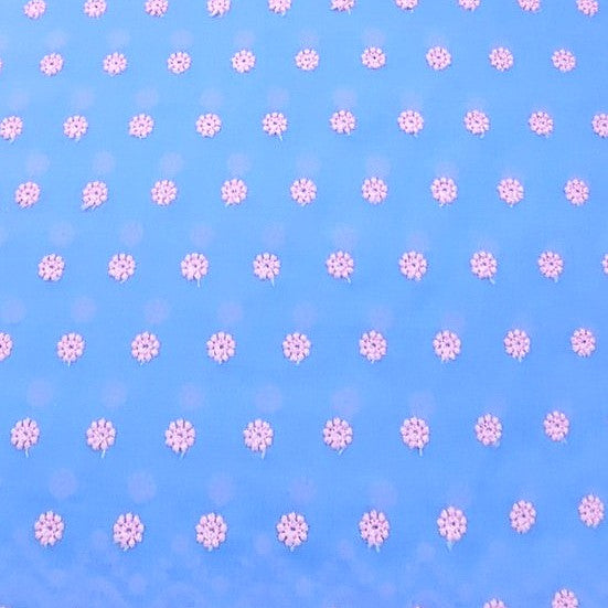 Embroidery Cotton Fabric - EC17368 - Flat fabric