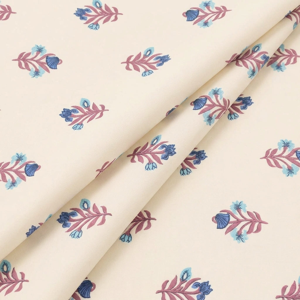 Folded Embroidery White Embroidery Cotton Fabric