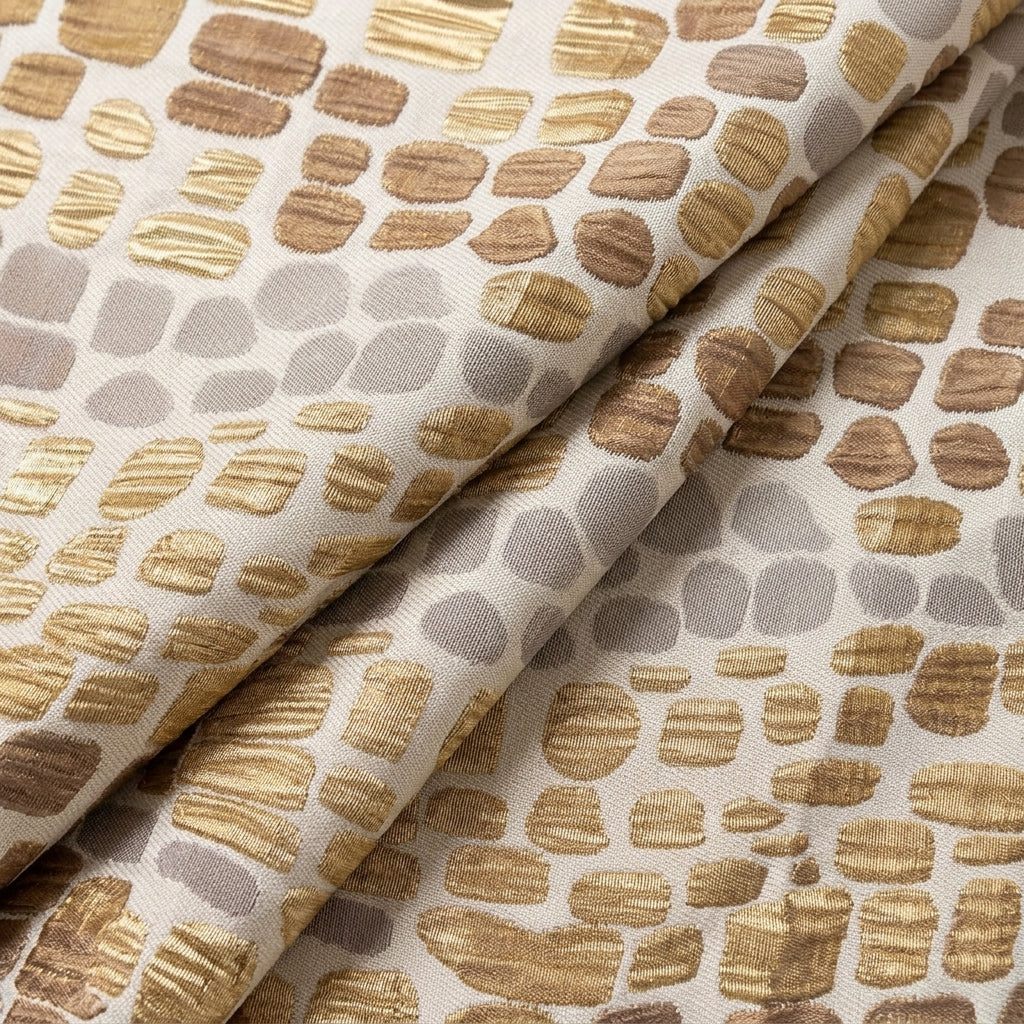 Embossed Tissue & Shimmer Fabric - EC17460 - folds