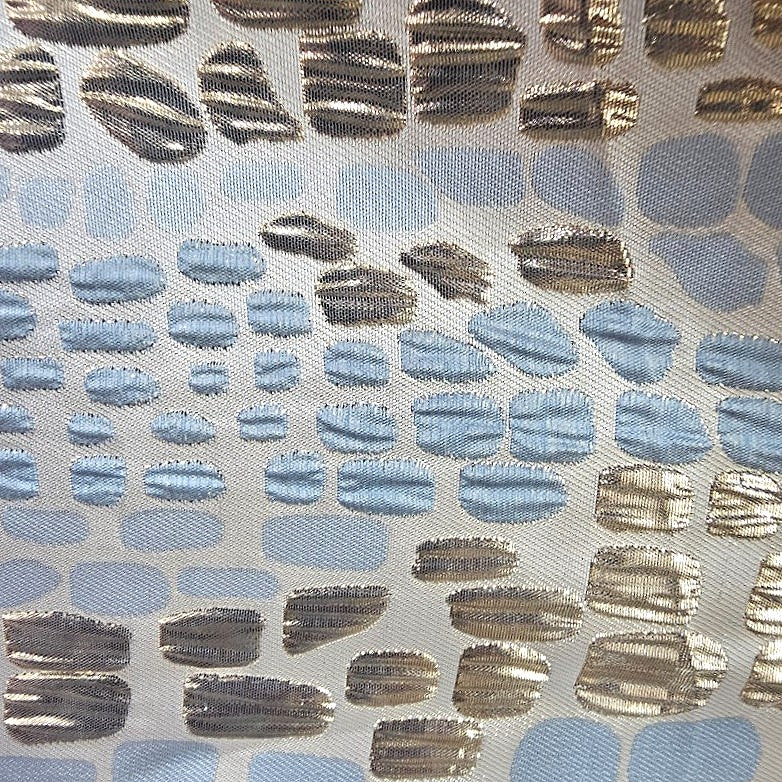 Embossed Tissue & Shimmer Fabric - EC17462 - Flat fabric