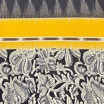 Ikat Cotton Fabric - EC17484 - Flat fabric