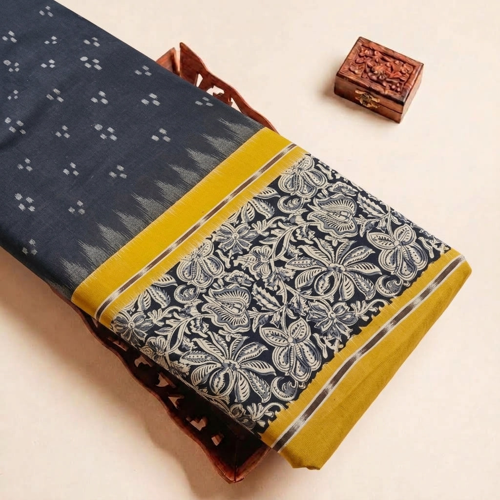 Ikat Cotton Fabric - EC17484 - tray_4