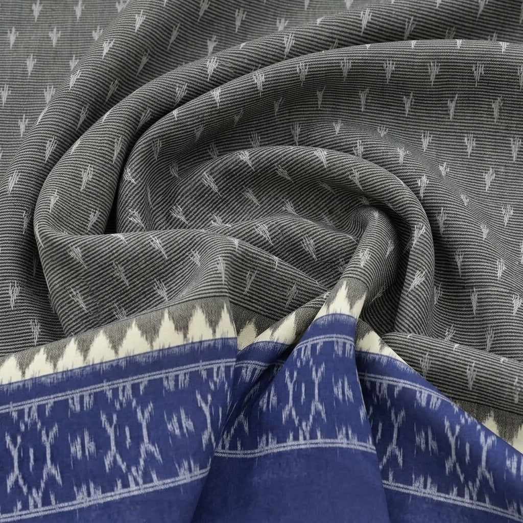 Ikat Cotton Fabric - EC17485 - Swirl Smooth
