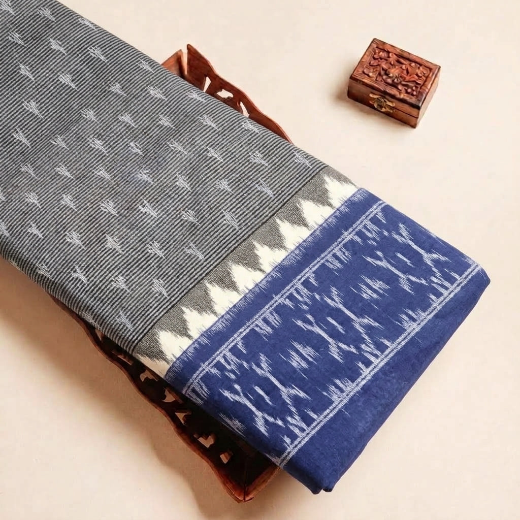 Ikat Cotton Fabric - EC17485 - tray_4