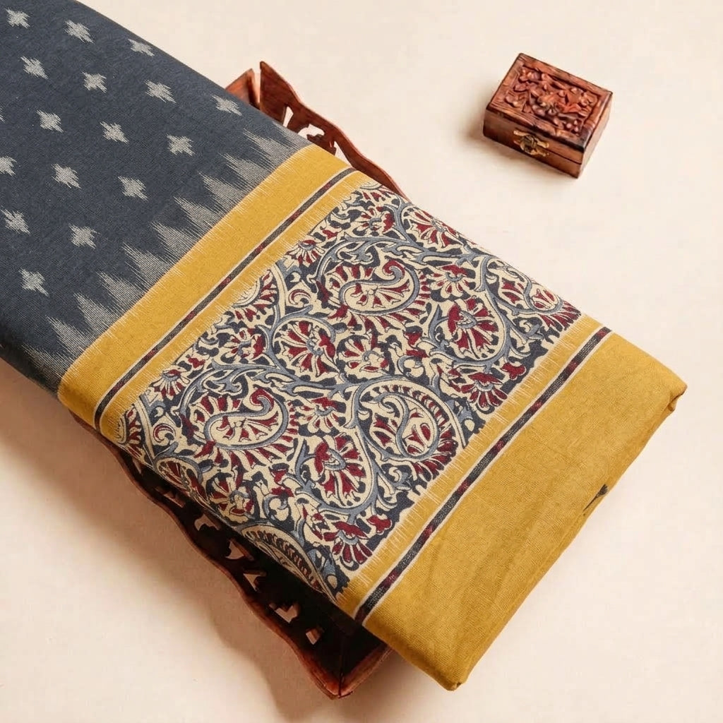 Ikat Cotton Fabric - EC17488 - tray_4