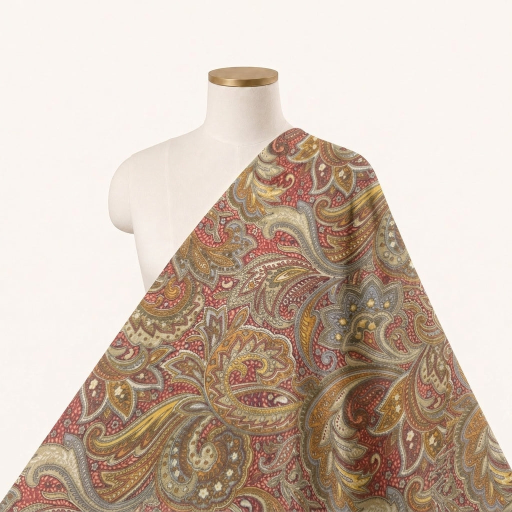 Yellow Floral Crepe Fabric Draped as a saree