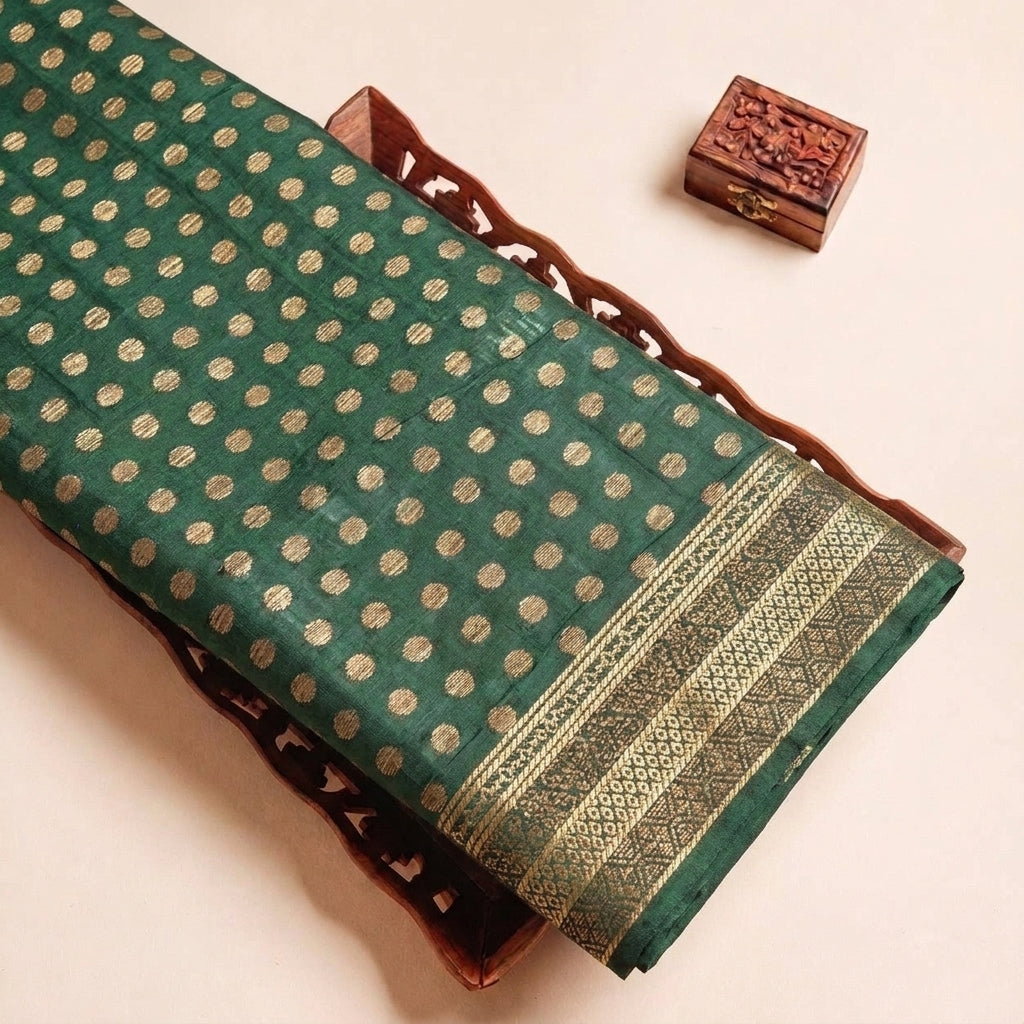Butta Chanderi Fabric