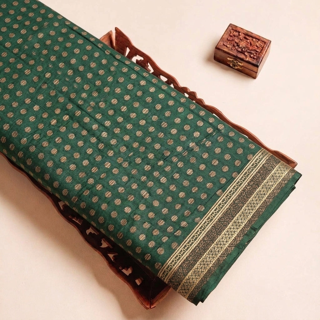 Butta Chanderi Fabric