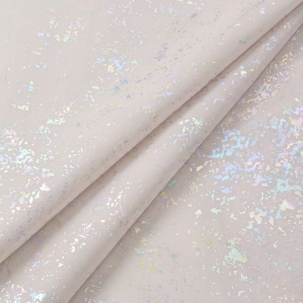 Violet Shimmer Tissue Fabric, folded