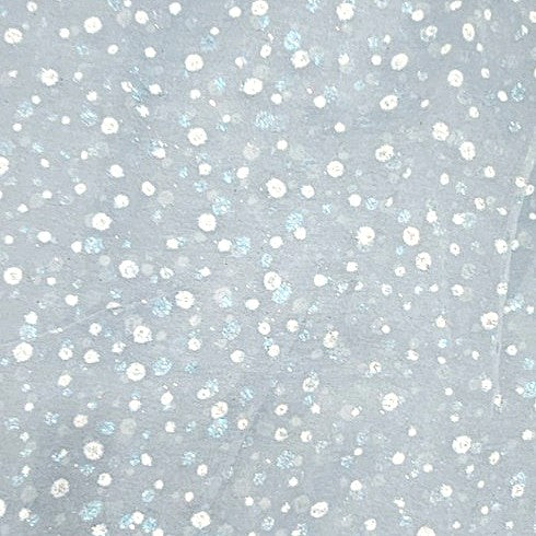 Light Blue Butta Organza Fabric, laid flat