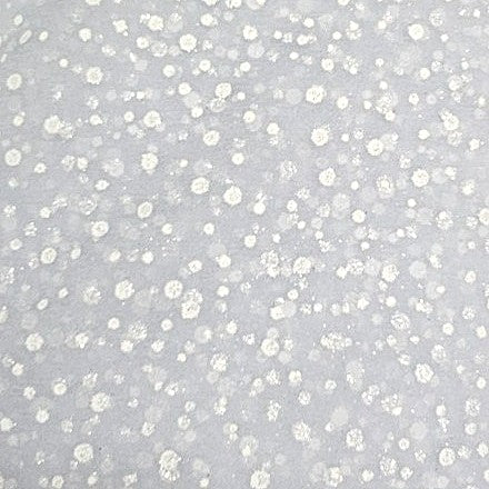Grey Butta Organza Fabric, laid flat