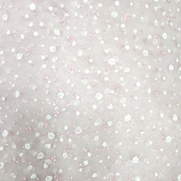 Light Pink Butta Organza Fabric, laid flat