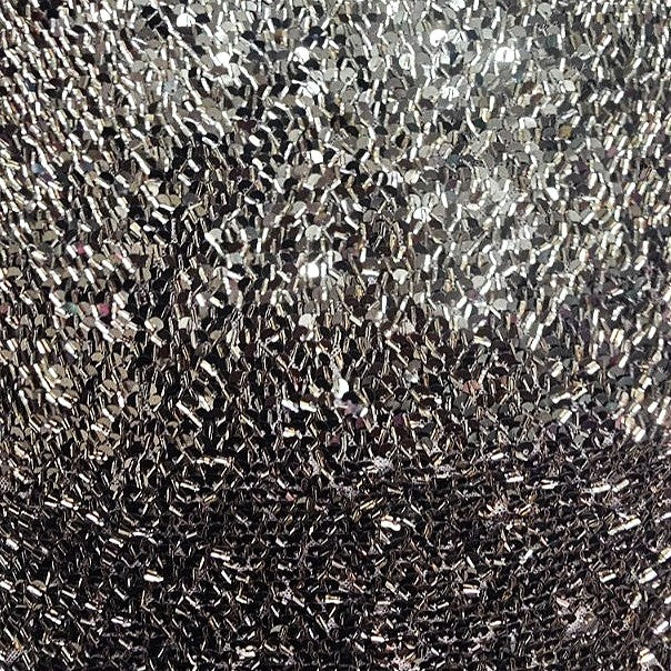 Violet Embroidery Net Fabric, laid flat