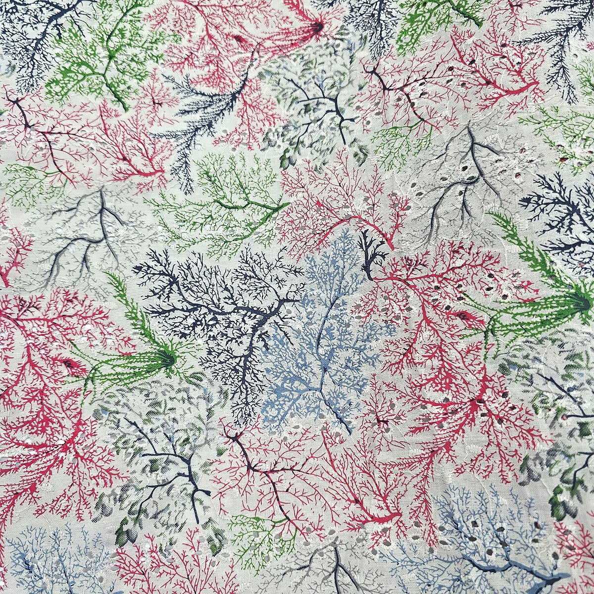 Hakoba Cotton Fabric - EC9283 - Flat fabric