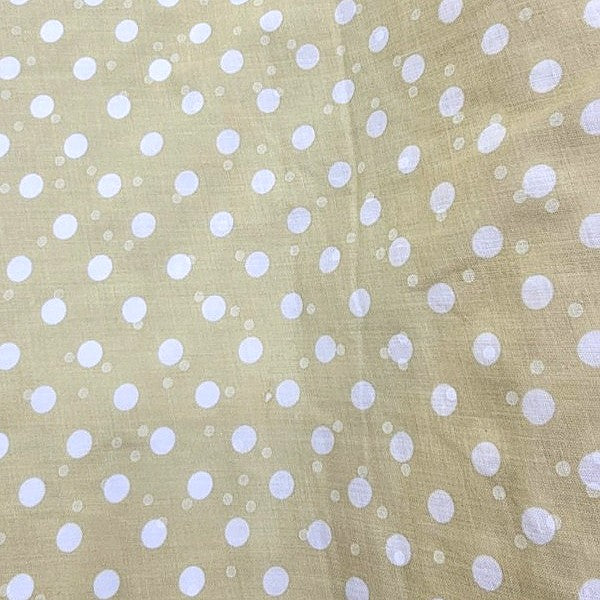 Polka Dot Cotton Fabric - EL00298 - Flat fabric