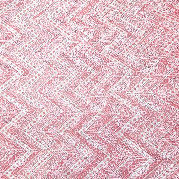 Chevron Cotton Fabric - EL00304 - Flat fabric