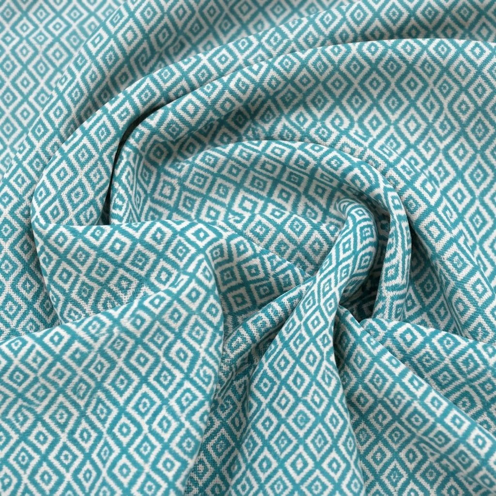 Chevron Cotton Fabric - EL00305 - Swirl